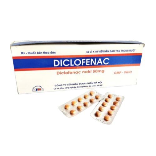 Diclofenac 50mg Dp Hà Nội (H 50 vỉ *10...