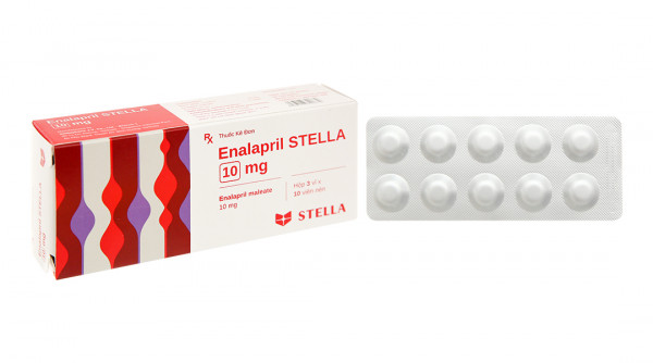 Enalapril Stella 10mg (H 3*10 viên)