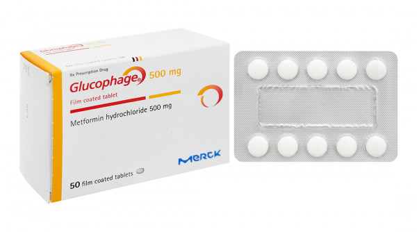 Glucophage 500mg Merck (H 5*10 viên)