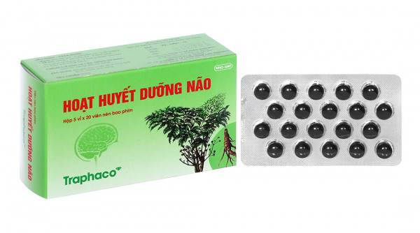 Hoạt Huyết Dưỡng Não Traphaco bao phim  (H 5*20 viên)