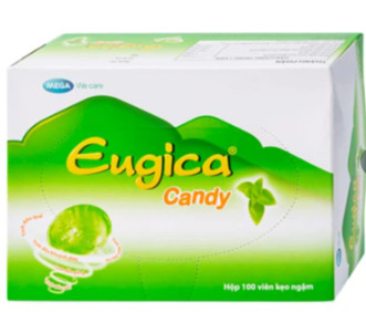 Kẹo ngậm Eugica Candy MEGA (H 100 viên)