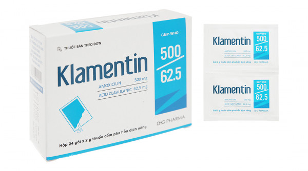 Klamentin 500/62,5mg DHG (H 24 gói)