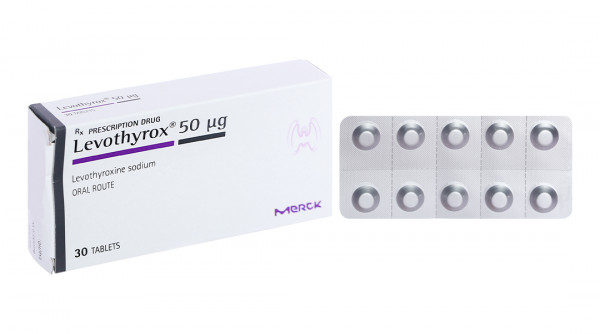 Levothyrox 50mcg Merck ( H 3 vỉ *10 viên )