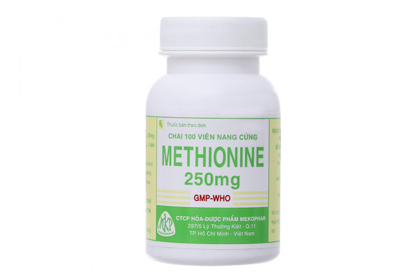 Methionin 250mg Mekophar (Chai 100vien)