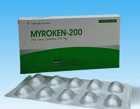 Myroken 200 (H 1 vỉ x 10 viên)