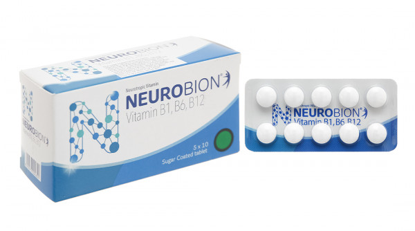Neurobion điều trị rối loạn thần kinh ngoại vi (5 vỉ x 10 viên)