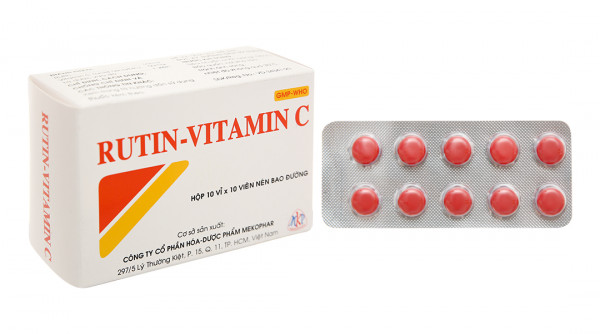 Rutin-Vitamin C Mekophar (H 10*10 viên)