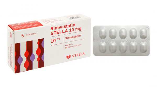 Simvastatin 10mg Stella (H 3*10 viên)