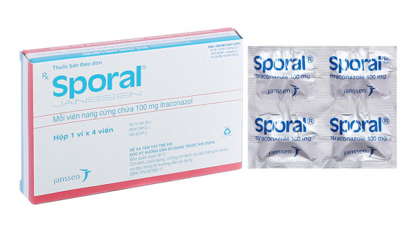 Sporal 100mg Janssen (H 4 viên)