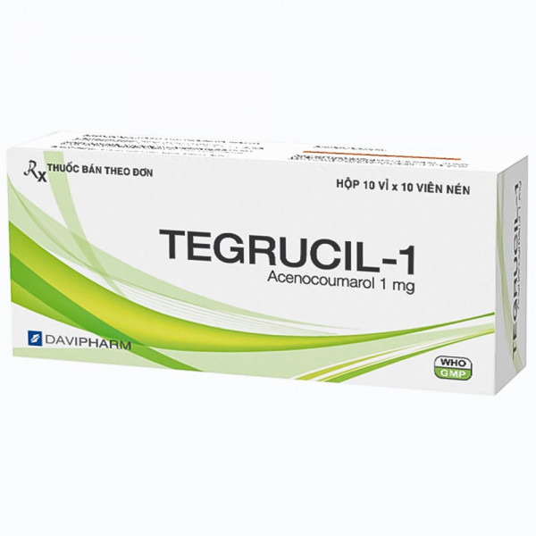 Tegrucil-1 (Hộp 10 vỉ x 10 viên)