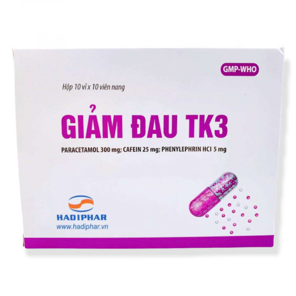 Giảm đau TK3 (H 10*10 viên)