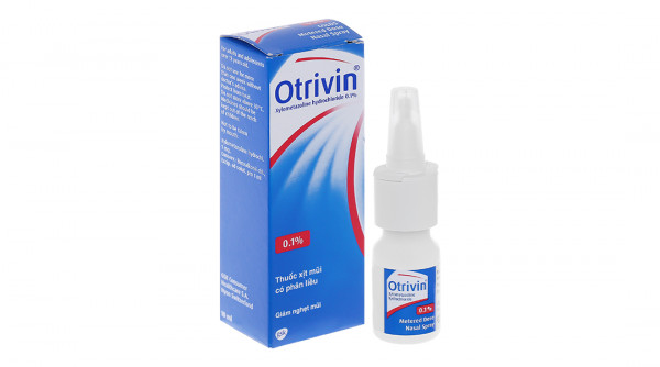 Otrivin 0.1% Novartis xịt mũi (10ml)