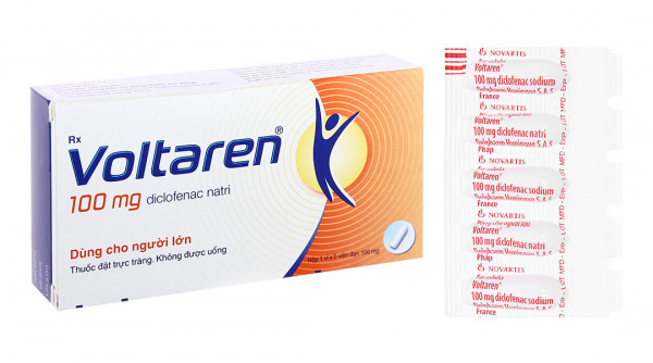 Voltaren 100mg đặt Novartis ( H 5 viên )