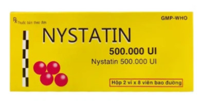 Nystatin 500000IU Dược Đồng Nai (2 vỉ x 8 viên)