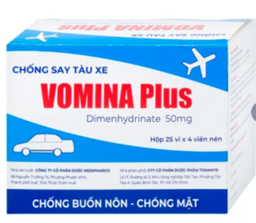 Vomina plus ( H 25*4 viên )