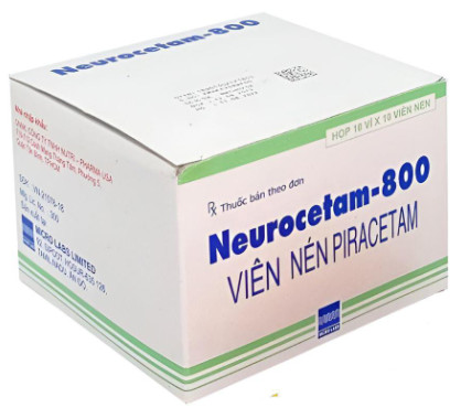 Neurocetam 800mg Ấn Độ (hộp 10 vỉ x 10 viên)