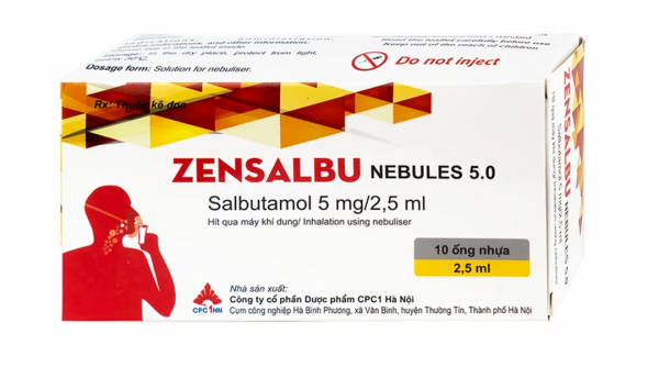 Zensabu nebules 5mg/2,5ml (H 10 ống)