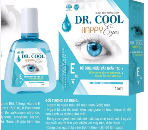 Dung dịch nhãn khoa Dr.cool Happy eyes ( Chai 15ml)