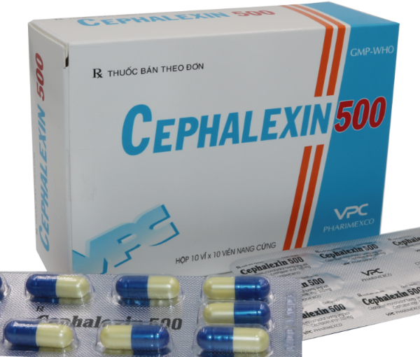 Cephalexin 500mg  DCL (H 10 VỈ x10 VIÊN)