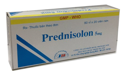 Prednisolon 5mg HN Pharma JSC ( H 50 vỉ x 20 viên nén)