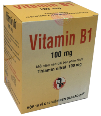 Vitamin B1 100mg mediplatex (hộp 10 vỉ...