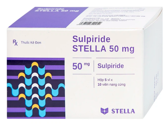 Sulpiride STELLA 50mg (H 5*10 viên)