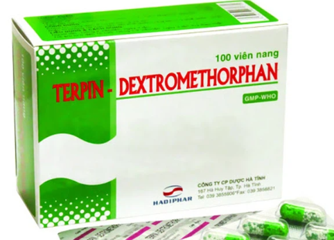 Terpin-Dextromethorphan (Hộp 10 vỉ x 10 viên)