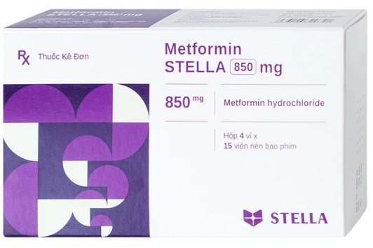 Metformin Stella 850mg (H 4*15 viên)