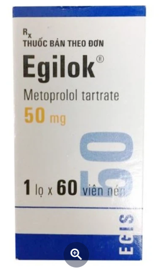 Egilok 50mg Egis ( Lọ 60 viên)