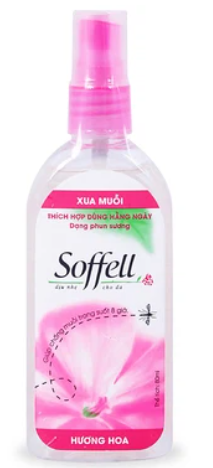 Soffell Hương Hoa xịt (Chai 80ml)