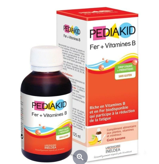 Siro Pediakid Fer + Vitamines (Chai 125ml)