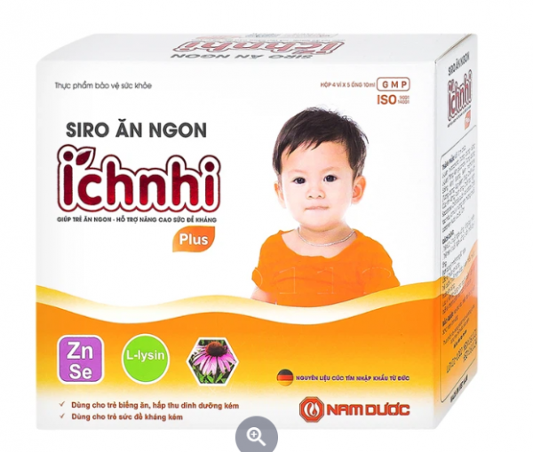 Siro ăn ngon Ích Nhi Plus Nam Dược (H 20 ống)