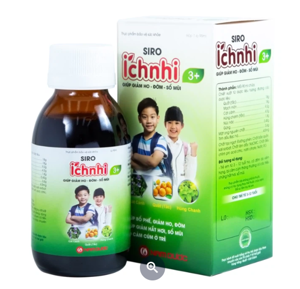 Siro ho Ích Nhi 3+ Nam Dược (Chai 90ml)