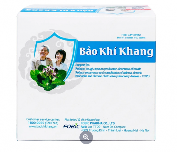 Bảo khí khang (Lọ 120 viên)