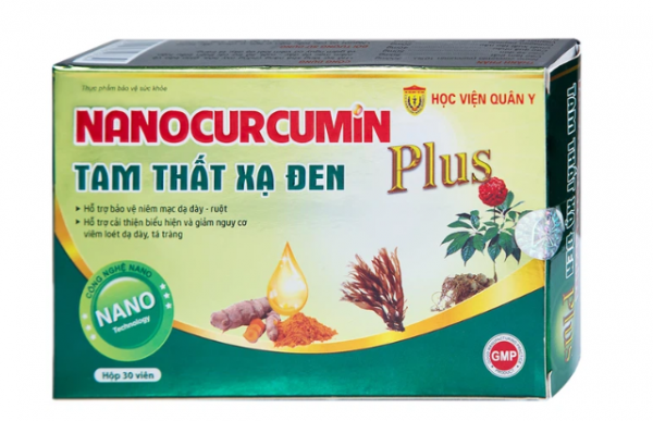 Nano curcumin tam thất xạ đen HVQY