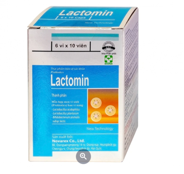 Lactomin Novarex (H 6 vỉ*10 viên)