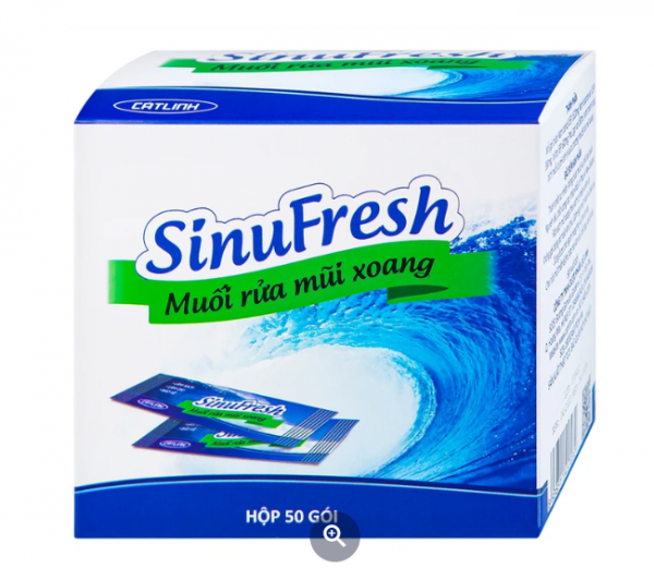 Muối rửa mũi xoang Sinufresh Cát Linh (H 50 gói)