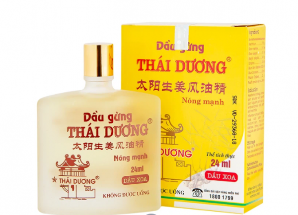 Dầu gừng Thái Dương (Chai 6ml)