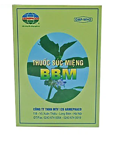 Thuốc súc miệng BBM Armephaco (H 12 túi)