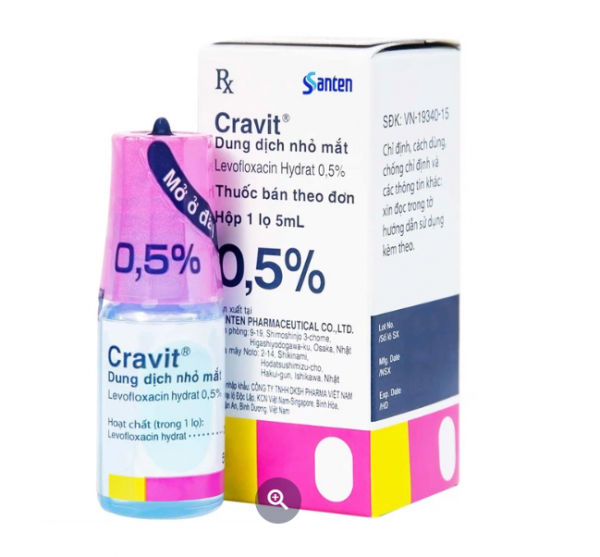 Cravit 0.5% Santen (Lọ 5ml)