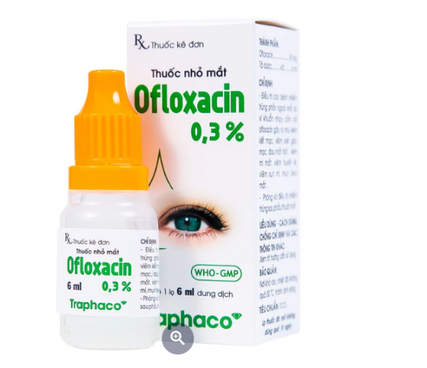 Ofloxacin 0.3% Traphaco (Lọ 6ml)