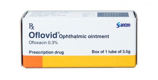 Oflovid 0.3% Santen mỡ tra mắt ( Tub 3.5g)