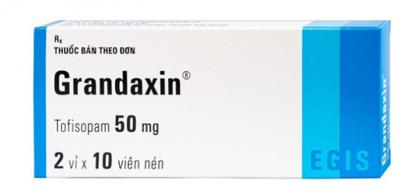 Grandaxin 50mg Egis (2 vỉ x 10 viên)