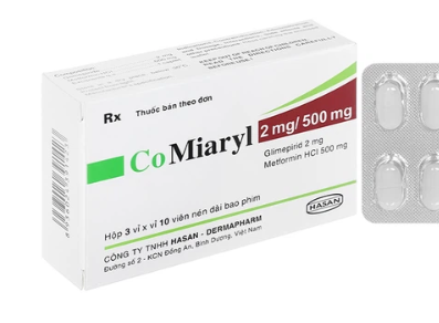 CoMiaryl 2mg/500mg (H 3vỉ x 10 viên)