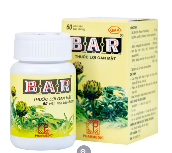 Bar Pharmedic (Lọ 60 viên)