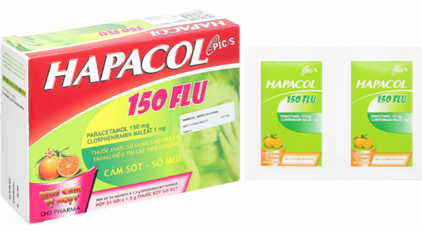 Hapacol 150 Flu (H/24 gói)