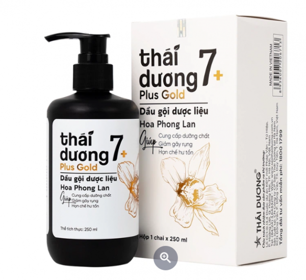 Dầu xả Thái Dương 7 plus Gold (chai 250ml)