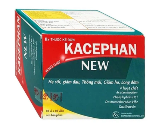 Kacephan New Khapharco (10 vỉ x 10 viên)