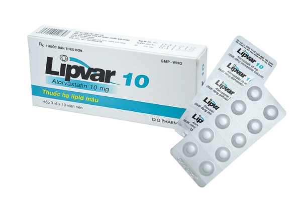 Lipvar 10 DHG (3 vỉ x 10 viên)