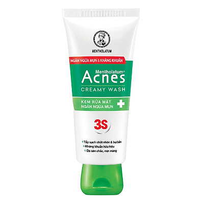 Kem rửa mặt Acnes Creamy Wash (Chai 100g)